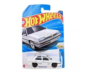 Hot Wheels Proton Saga, blanco, Factory Fresh 3/5, escala 1:64, coche fundido a presión