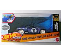 Hot Wheels Pull-Back Speeders 1:43 - Nissan Skyline GT-R (R34) 1999 - JCM01
