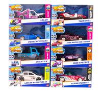 Hot Wheels Pull-Back Speeders Coche de juguete a escala 1:43, tira hacia atrás d
