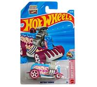 Hot Wheels Quemador de cumpleaños [glaseado azul] Sweet Rides 3/5, 82/250, vehículo de juguete fundido a escala 1:64
