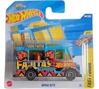 Hot Wheels - Quick Bite - Fast Foodie 3/5 - HYY84 - Short Card - Foodtruck - Fuego Fajitas - Netflix Let´s Race - Mattel 2025-1:64