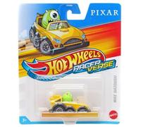 Hot Wheels RacerVerse Car: Mike Wazowski (Monsters Inc.) - Verde, 6.5 pulgadas, unisex, a partir de 3 años