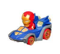 Hot Wheels RacerVerse - Coche de carreras de juguete de Iron Man de Marvel