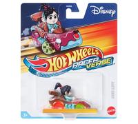 Hot Wheels RacerVerse Die-Cast - Coche de Carreras de Juguete Disney Wreck-It-Ralph Vanellope