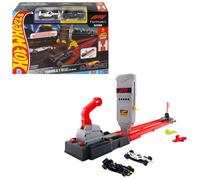 Hot Wheels Racing F1 Toy Car Track Set with 1:64 Scale Oracle (Importación USA)