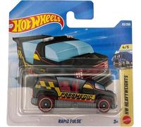 Hot Wheels - Rapid Pulse - JJJ46 - HW Heavyweights 4/5 - Short Card - Negro - Vehículo de emergencia Paramedic - Mattel 2026 (83/250) - 1:64