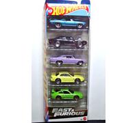 Hot Wheels - Rápido Y Furioso 5-Pack - Porsche, Dodge, Nissan, Chevrolet - JBJ80