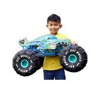 Hot Wheels RC Monster Trucks Mega-Wrex Vehículo escala 1:6 | Camión teledirigido extra grande con barra antirruedas, recarga por USB, más de 60 cm de largo, HPK28