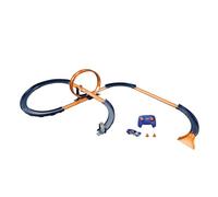 Hot Wheels RC Speed Challenge, Pista para Coches de Juguete con 30 Piezas y vehículo teledirigido, los Coches Funcionan Dentro y Fuera de Pista, Juguete Regalo para niños y niñas +5 años, HXX45