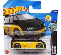 Hot Wheels - Renault Espace F1 - HW Modified 5/5 - JBB76 - Short Card - Negro Amarillo - Mattel 2025 - Modelo Renault con licencia - 1:64