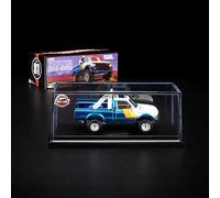 Hot Wheels RLC '81 Toyota SR5 4WD Pickup Truck - 1:64 Premium Die Cast, Spectraflame Ice Blue, apertura de capó y portón trasero, ruedas todoterreno Real Riders, exclusivo coleccionista