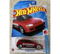 Hot Wheels Rojo 92 Honda Civic EG 95/250 HW J-Imports 4/10