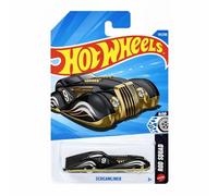 Hot Wheels - Screamliner - Rod Squad 5/10 - Short Card - JJJ94 - Coche de fantasía negro y dorado - Mattel 2026 (141/250) - Modelo de fantasía - 1:64