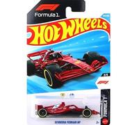Hot Wheels Scuderia Ferrari HP - Vehículo de juguete fundido a escala 1 3/5, 120/250-1:64 [rojo]