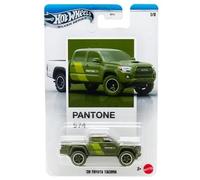 Hot Wheels Silver Series '20 Toyota Tacoma - Coche fundido a presión, verde Pantone, escala 1:64, 1/6