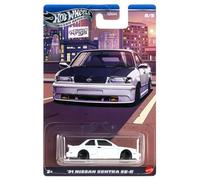 Hot Wheels Silver Series '91 Nissan Sentra SE-R [Blanco] Compact Kings 5/5, vehículo de juguete fundido a presión a escala 1:64