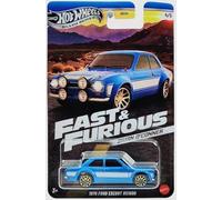 Hot Wheels Silver Series Fast & Furious - Brian O'Conner 1970 Ford Escort RS1600 [Azul] Vehículo de juguete fundido a escala 4/5-1:64