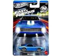 Hot Wheels Silver Series Fast & Furious Dream Lineup - Camaro de 1969 [azul] Vehículo de juguete fundido a escala 4/5-1:64