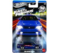 Hot Wheels Silver Series Fast & Furious Dream Lineup - Nissan Maxima 1999 [Azul] Vehículo de juguete a escala 5/5-1:64