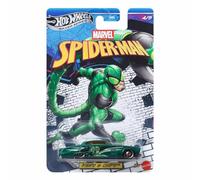 Hot Wheels Silver Series Spider Man Fish'd & Chip'd 4/5 [Scorpion], vehículo de juguete fundido a escala 1:64