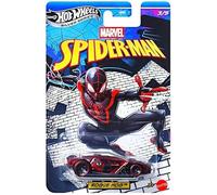 Hot Wheels Silver Series Spider Man Rogue Hog [Negro y Rojo] Vehículo de juguete fundido a escala 3/5, 1:64