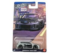 Hot Wheels Silver Series Subaru WRX STI Hatchback [Gris] Compact Kings 3/5, escala 1:64 Vehículo de juguete fundido a presión