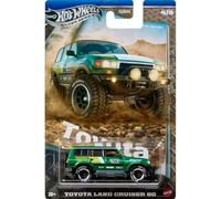 Hot Wheels Silver Series Toyota Land Cruiser 80 [verde] Vehículo fundido a presión a escala 4/5 1:64
