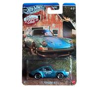 Hot Wheels Silver Series Vintage Club - Porsche 911 '71 [azul] Vehículo de juguete fundido a escala 4/5-1:64