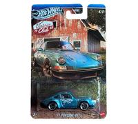 Hot Wheels Silver Series Vintage Club - Porsche 911 '71 [azul] Vehículo de juguete fundido a escala 4/5-1:64