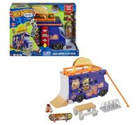 Hot Wheels Skate Camión de Tacos Set de Juego con monopatín de Juguete y Zapatillas para Dedos, +5 años (Mattel HMK00)