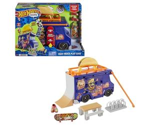 Hot Wheels Skate Camión de Tacos Set de Juego con monopatín de Juguete y Zapatillas para Dedos, +5 años (Mattel HMK00)