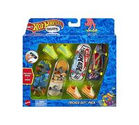 Hot Wheels Skate, Multipack de Tablas Fingerboard de Tony Hawk, 4 Tablas Completamente montadas, 2 Pares de Zapatillas, 1 Conjunto Exclusivo (los Estilos Pueden Variar), HNG72