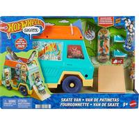 Hot Wheels Skate Set de juego furgoneta con fingerboard y zapatillas