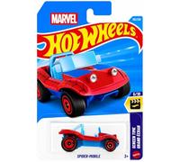 Hot Wheels - Spider-Mobile - Screen Time 5/10 - JJK33 - Short Card - rojo azul - Modelo de licencia Marvel - Spiderman - Mattel 2026 (195/250) - 1:64