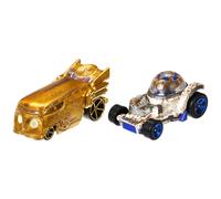 Hot Wheels Star Wars Rogue One Battle Damaged C-3P0 y R2-D2 (paquete de 2)