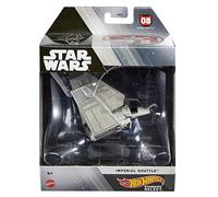 Hot Wheels Star Wars Starships - Vehículo Nave Espacial Metal 1/50 - Imperial Shuttle