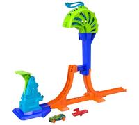 Hot Wheels Stunt Tracks Power Launch Champion y Coche de Juguete 1:64