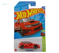 Hot Wheels - Subaru WRX STI - HW Hatchbacks 4/5 - HCX04 - Short Card - Rojo - Mattel 2022