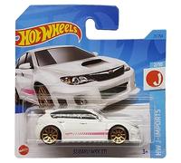 Hot Wheels - Subaru WRX STi - HW J-Imports 2/10 - HKK62 - Short Card - Blanco - Mattel 2023