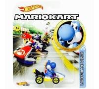 Hot Wheels Super Mario Kart Yoshi LIGHT BLUE Modelo Standard DieCast 1:64 5cm