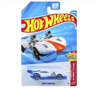 Hot Wheels - Super Twin Mill - HW Let's Race 1/5 - JJK13 - Short Card - Blanco - Mattel 2026 (169/250) - Modelo futurista Fantanise - 1:64