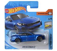 Hot Wheels Tarjeta corta Kia Stinger GT 2019, [azul] Factory Fresh 3/10