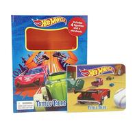 Hot Wheels Tattle Tales - Activity Books for kids, 12-page storybook, 4 figurines