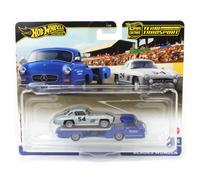 Hot Wheels Team Transport 1955 Mercedes-Benz Blaues Wunder Con 300 SL FLF56-70