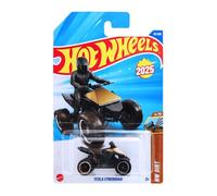 Hot Wheels Tesla Cyberquad HYX91 HW Dirt 4/10 Short Card Black Gold Tesla Licencia Mattel 2025 1:64