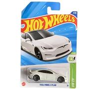 Hot Wheels Tesla Model S Plaid [Blanco], HW EV 1/10, 9/250, Escala 1:64