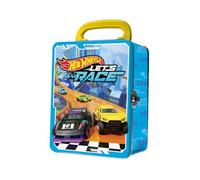Hot Wheels Tin Car Storage Case - Azul