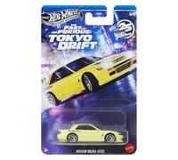 Hot Wheels Tokyo Drift Auto Fast and Furious NISSAN SILVIA S13 - Modelo a escala 1:64 - Longitud 7 cm - JKX09