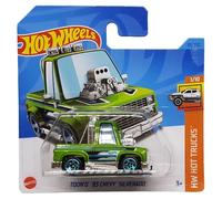 Hot Wheels - Toon´d ´83 Chevy Silverado - HW Hot Trucks 1/10 - HKH98 - Tarjeta corta - GM - Verde metálico - Mattel 2023
