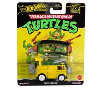 Hot Wheels Tortugas Ninja TMNT Modelo Party Wagon Die Cast - Escala 1:64 - Longitud 7 cm Pop Culture HXF04